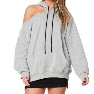 LF CUT OUT SHOULDER SWEATSHIRT